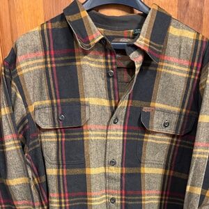 Orvis Heavy Flannel Shirt Size XL